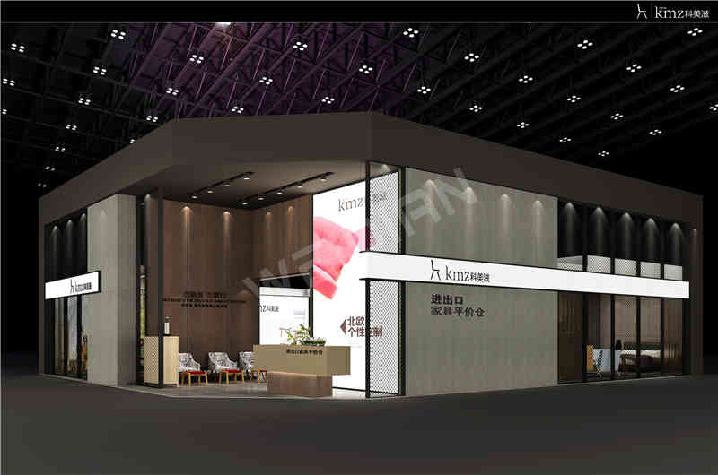 廣州展覽裝飾設(shè)計公司助力科美滋廣州國際家具展覽會Ciff展覽、展臺設(shè)計搭建