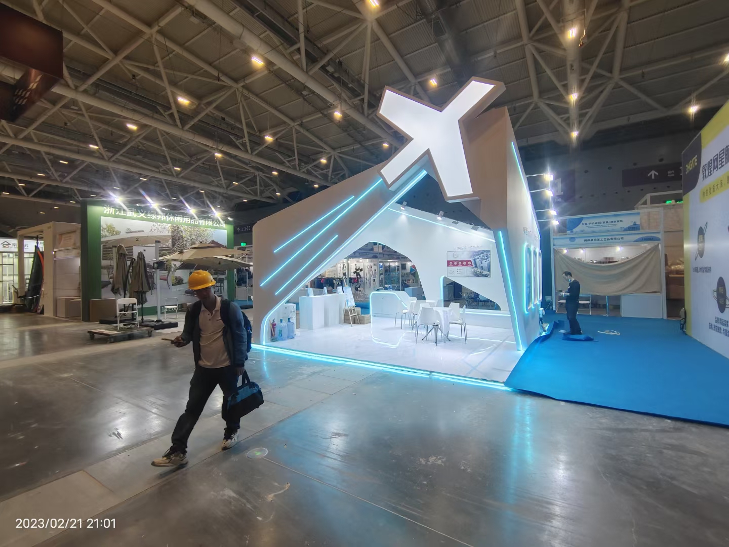 廣州展會搭建設(shè)計深圳跨境電商展，福永街道展臺